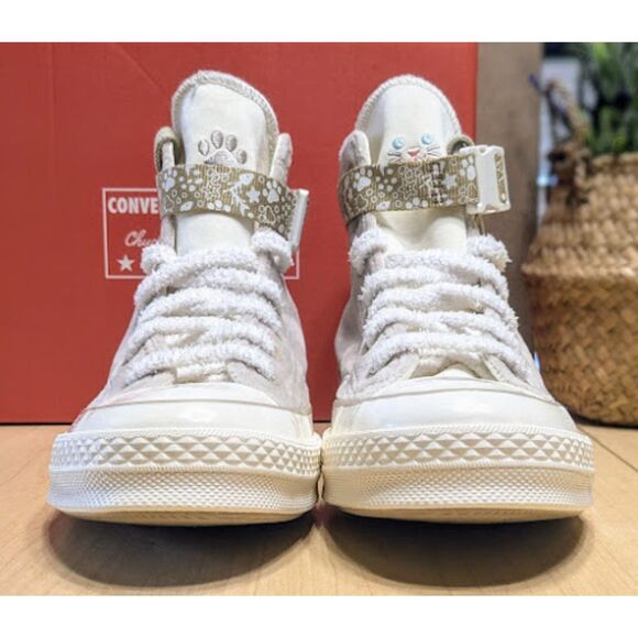 Converse Chuck 70 Cat Inspired Velvet High Top Unisex Sneakers W8 M6 NIB - Picture 6 of 14